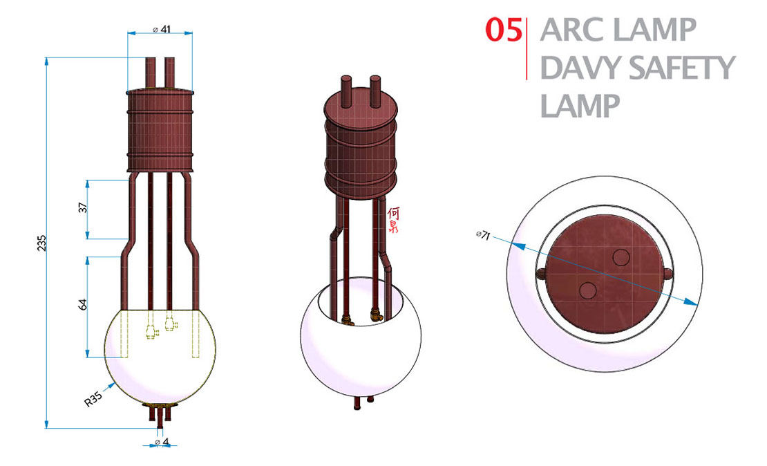 5 | Arc Lamp and Davy Safety Lamp