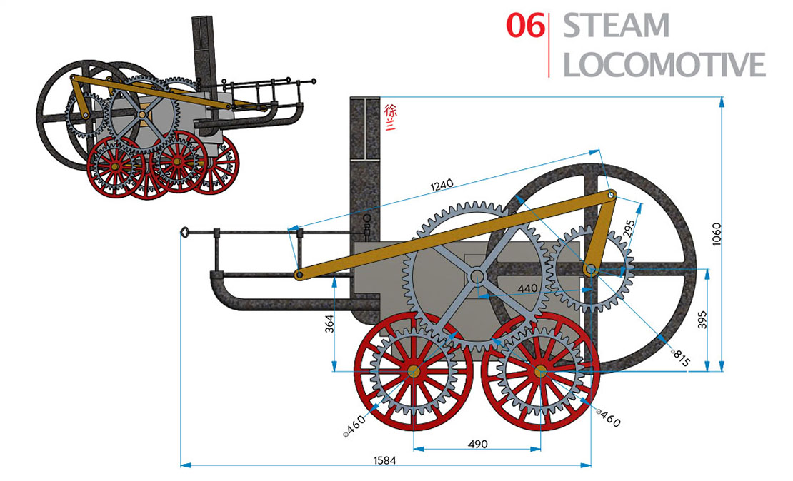 6 | Steam locomotive 